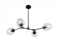 Vinci Lighting Inc. P2069-4BK - Ellen Chandelier Black