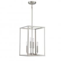 Savoy House Meridian CA M30008BN - 4-Light Pendant in Brushed Nickel