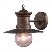 ELK Home Plus 42005/1 - Maritime 1-Light Outdoor Wall Lamp in Hazelnut Bronze