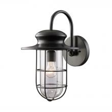ELK Home Plus 42285/1 - Portside 1-Light Outdoor Wall Lamp in Matte Black