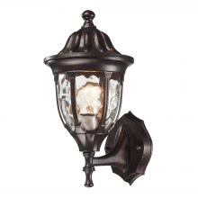 ELK Home Plus 45000/1 - Glendale 1-Light Outdoor Wall Lamp in Regal Bronze