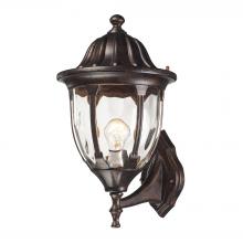 ELK Home Plus 45001/1 - Glendale 1-Light Outdoor Wall Lamp in Regal Bronze