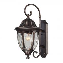 ELK Home Plus 45003/1 - Glendale 1-Light Outdoor Wall Lamp in Regal Bronze