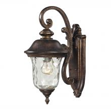 ELK Home Plus 45020/1 - Lafayette 1-Light Outdoor Wall Lamp in Regal Bronze