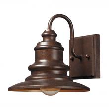 ELK Home Plus 47010/1 - Marina 1-Light Outdoor Wall Lamp in Hazelnut Bronze