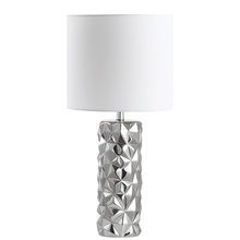 Dainolite 162T-PC - 1LT Incandescent Table Lamp, PC w/ White Shade