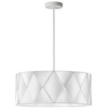 Dainolite CDO2-304C-MW-WH - 4LT Incandescent Chandelier, MW With WH Ribbon