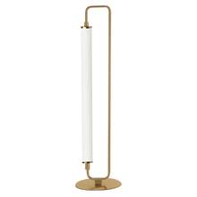 Dainolite FYA-2620LEDT-AGB - 1 Light LED Freya Table Lamp Aged Brass w/ White Acrylic