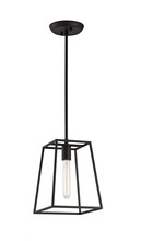 Matteo Lighting C57001RB - Candor Rusty Black Pendant