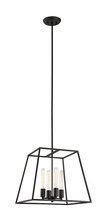 Matteo Lighting C57004RB - Candor Rusty Black Chandelier