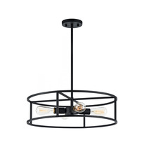 Matteo Lighting C71604RB - Candid Rusty Black Pendant