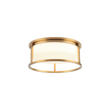 Matteo Lighting M15002AG - Framerton Aged Gold Brass Ceiling Mount