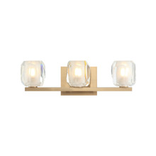 Matteo Lighting S04103AG - Carleton Aged Gold Brass Vanity