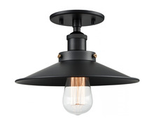 Matteo Lighting X46111BKBK - Bulstrode's Workshop Black Ceiling Mount