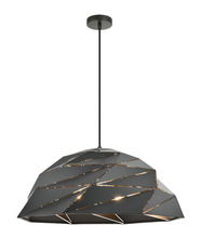 Matteo Lighting C72721DG - Riku Dark Grey Pendant