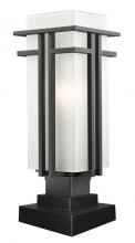 Z-Lite 550PHB-SQPM-ORBZ - 1 Light Outdoor Pier Mounted Fixture