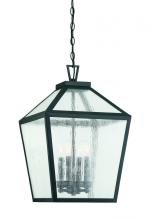 Savoy House Canada 5-104-BK - Woodstock 4-Light Outdoor Hanging Lantern in Black