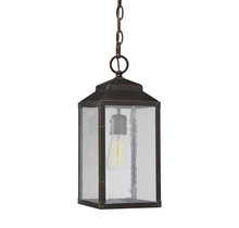 Savoy House Canada 5-342-213 - Brennan 1-Light Outdoor Hanging Lantern in English Bronze with Gold