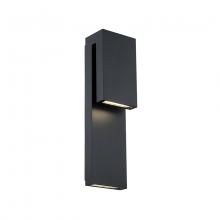 Modern Forms Online WS-W13718-BK - Double Down Outdoor Wall Sconce Light