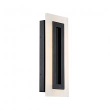 Modern Forms Online WS-W46817-BK - Shadow Outdoor Wall Sconce Light