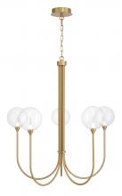 Eurofase 48922-012 - Iissa-Chandelier-5Lt-34In-GD-CL