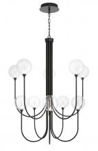Eurofase 48926-010 - Iissa-Chandelier-10Lt-40In-BK-CL