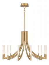 Eurofase 49011-012 - Olette-Chandelier-12Lt-36In-GD-Fr