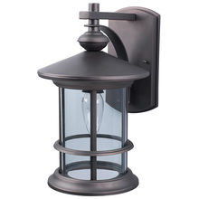 Canarm IOL124ORB - Treehouse, 1 Bulb Downlight, Clear Glass, 100W Type A, 8" W x 14 1/4' H x 9 3/4" D