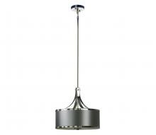 Whitfield SH2316-GYCH - 3 Light Chandelier Drum Shade