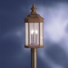 Kichler 9918TZ - Kirkwood™ 3 Light Post Light Tannery Bronze™