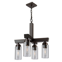 Artcraft AC10864BU - Home Glow 4-Light Chandelier