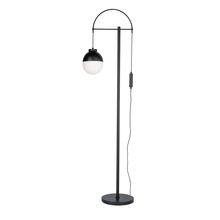 Artcraft AC7594BK - Cortina Black Floor Lamp