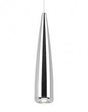 Kuzco Lighting Inc 402001CH-LED - Single LED Pendant with a Sleek Chrome Cone and Canopy