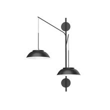 Kuzco Lighting Inc WS51202-BK/WH - MAGELLAN 12" DOUBLE WALL SCONCE OUTER BLACK INNER WHITE SHADE 30W, 120VAC WITH LED DRIVER