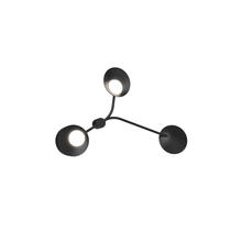 Kuzco Lighting Inc WS90116-BK - ROTAIRE THREE HEAD WALL SCONCE BLACK 16W, 120VAC WITH LED DRIVER, 3000K, 90CRI