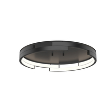 Kuzco Lighting Inc FM52719-BK - ANELLO MINOR 19" FLUSH MOUNT BLACK 46W, 120VAC WITH LED DRIVER, 3000K, 90CRI