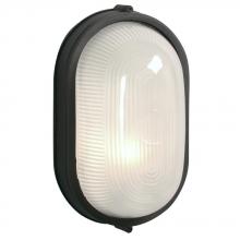 Galaxy Lighting 305113 BLK - Cast Aluminum Marine Light - Black w/ Frosted Glass