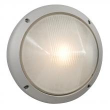 Galaxy Lighting 320340MS - Marine Light - Matte Silver with Frosted Glass