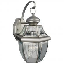 Galaxy Lighting 350836PT - Outdoor Solid Brass Lantern - Pewter w/ Clear Beveled Glass