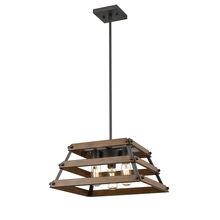 DVI DVP41706GR+IW - Shediac 3 Light Pendant