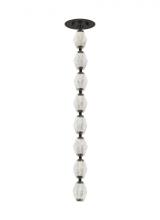 VC Modern Collection 700CLR24BZ-LED927R - Sean Lavin Collier 1-light dimmable LED pendant with dark bronze finish and crystal shade