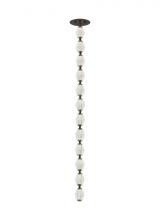 VC Modern Collection 700CLR36BZ-LED927R - Sean Lavin Collier 1-light dimmable LED pendant with dark bronze finish and crystal shade
