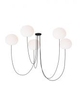 VC Modern Collection PBCH36827OPB - Helium Large 5 Light Chandelier