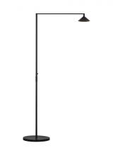 VC Modern Collection SLOFL24527B - Sean Lavin Mill 1-light dimmable LED outdoor grande floor lamp with black finish