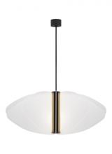 VC Modern Collection SLPD28530B - Sean Lavin Nyra 1-light dimmable LED grande pendant with nightshade black finish and acrylic shade