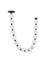 VC Modern Collection SLPD23127BZR - Sean Lavin Perle 1-light dimmable LED pendant with dark bronze finish and glass shade