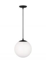 VC Studio Collection 6020-112 - Leo - Hanging Globe Medium One Light Pendant with White Glass