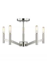 VC Studio Collection 7724305-962 - Five Light Semi-Flush Mount