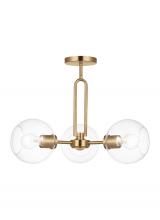 VC Studio Collection 7755703EN7-848 - Three Light Semi-Flush Convertible Pendant