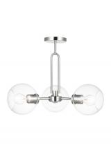 VC Studio Collection 7755703EN7-962 - Three Light Semi-Flush Convertible Pendant